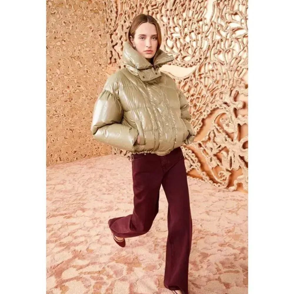 Ulla Johnson Spencer Down Coat in Willow NWT Size X-Large